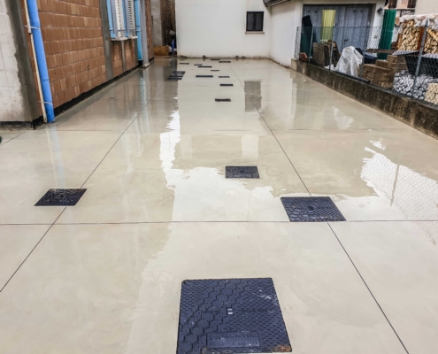 santi pavimenti industriali, massetti sabbia cemento, massetto sottofondo alleggerito, rampa antiscivolo calcestruzzo treviso vicenza verona padova rovigo